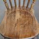 Set of 8 antique wooden spindle chairs