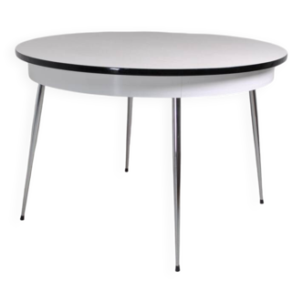 Table ronde en Formica 1970