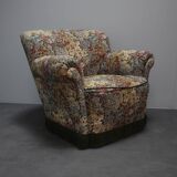 Designer club armchair, 1940s.