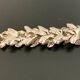 6 wheat-shaped knife holders in silver-colored metal