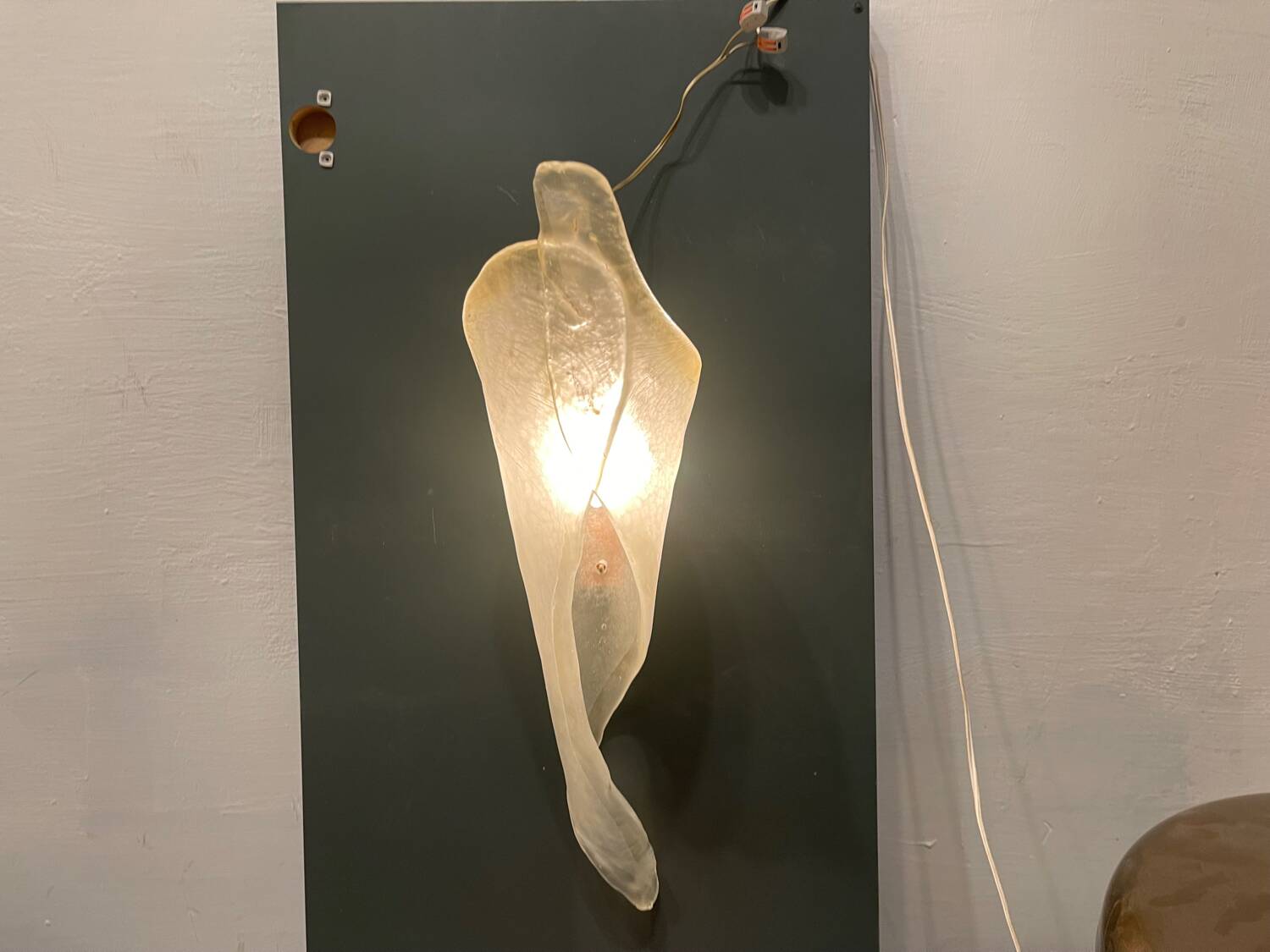 Large Murano Glass Sconces Set of 2