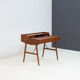 ‘model 56’ free standing teak desk by Arne Wahl Iversen for Vinde Møbelfabrik