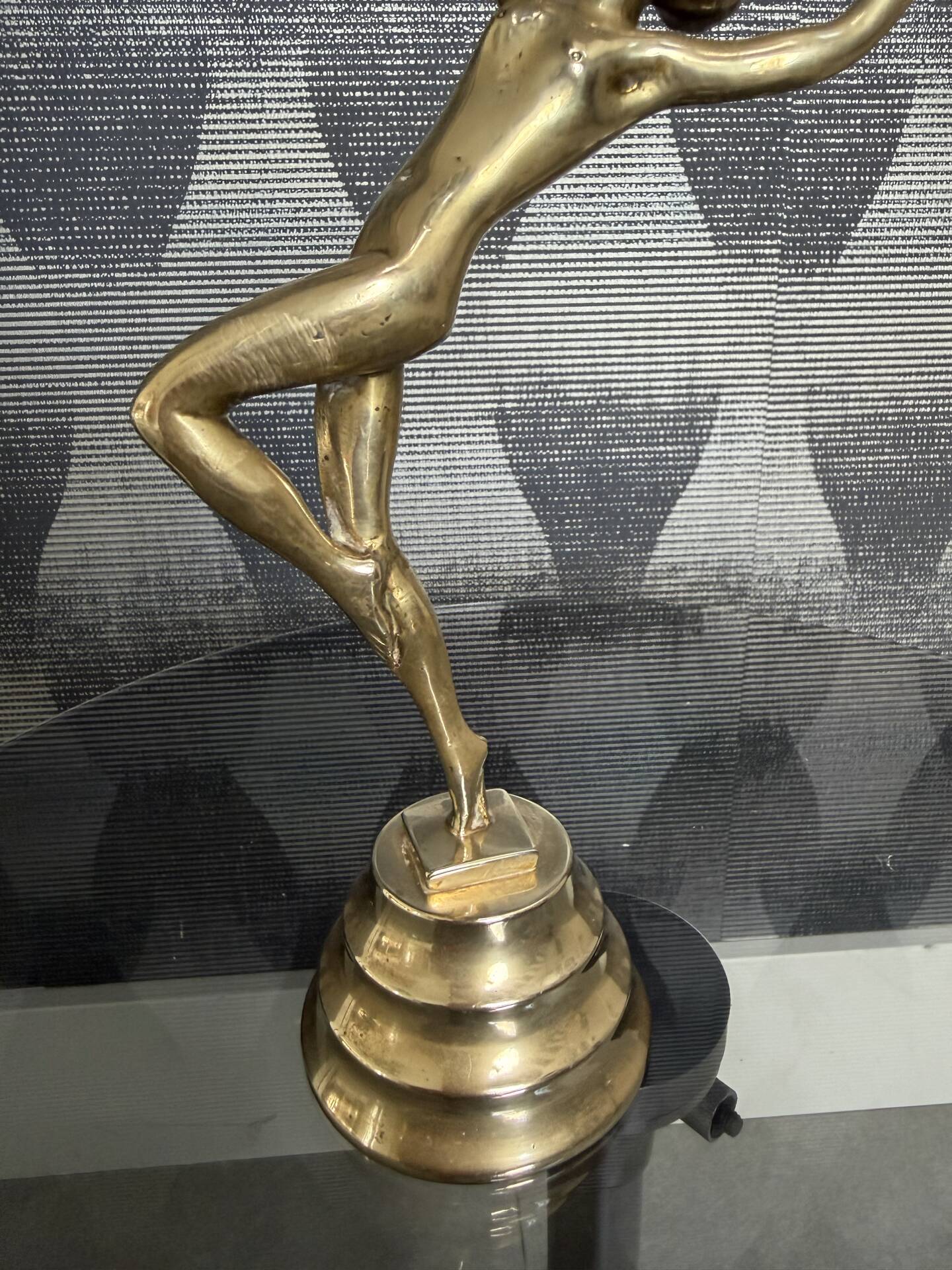 Ballerina Style Art Deco in Brass / Bronze 29cm (1920s)