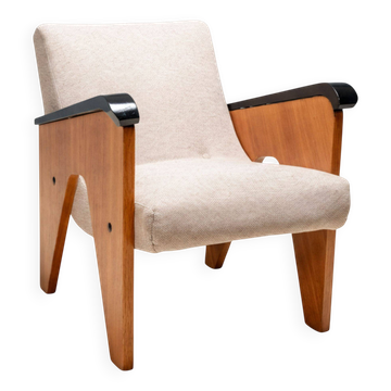 Mid-century Czech armchairs, 1950s