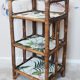 Restyled rattan shelf