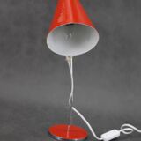 1960s Josef Hurka Red Desk Lamp for Lidokov , Czechoslovakia