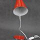 Lampe de bureau rouge Josef Hurka des années 1960 pour Lidokov, Tchécoslovaquie