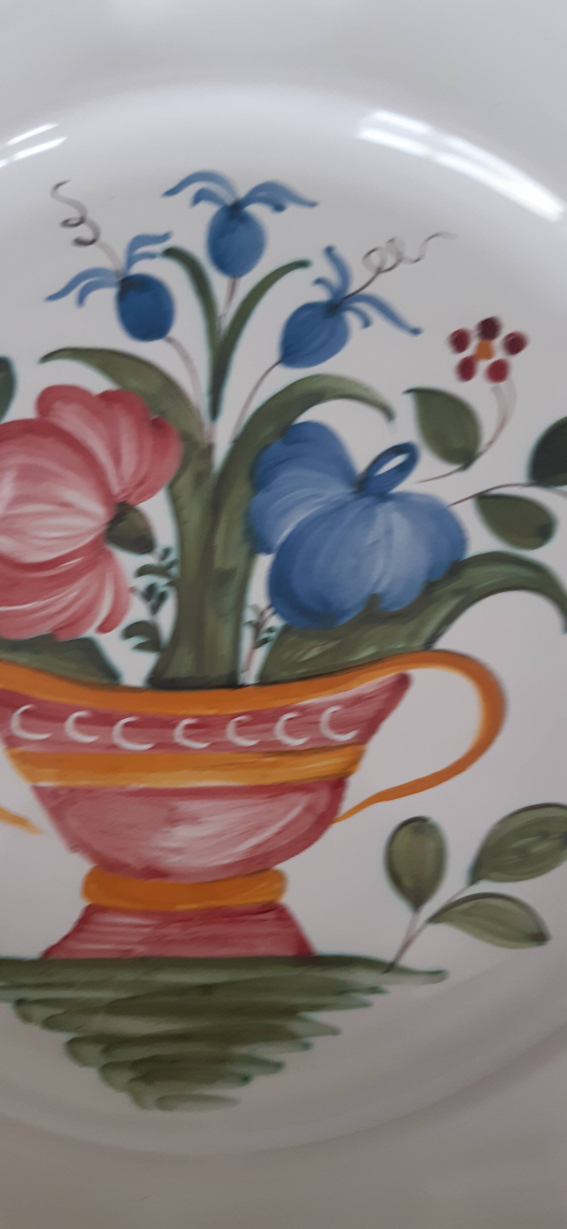 Decorative plate Moustier