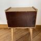 Bedside table compass legs