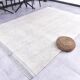 7x10 Light Blue Wool Handmade Woshable Moroccan Rug, 206x304Cm
