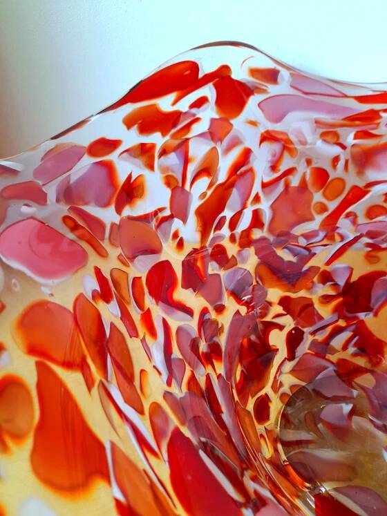 Large blown glass bowl from Murano 1970