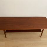 Scandinavian teak coffee table