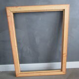 Large old gilded wooden frame