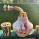 Floral porcelain Shepherd lamp