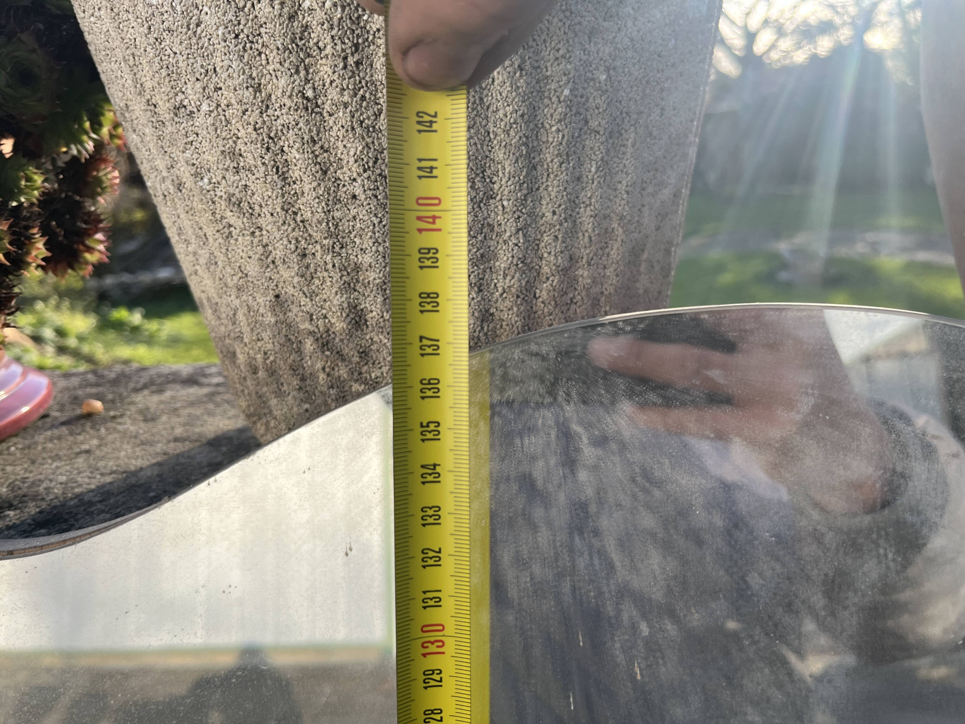 Vintage triptych dressing table mirror - Art Deco style