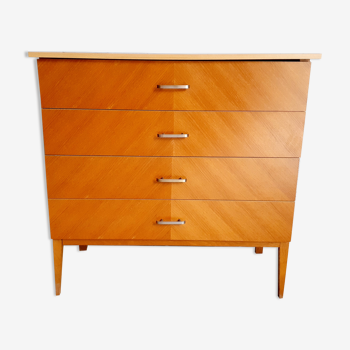Vintage chest of drawers 50s 60s in wood
