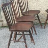 Series of 6 baumann chairs “tacoma model”