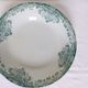 Round and hollow vintage dish A Lebacqz and M Bouchart porcelain floral pattern