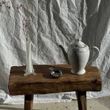 White glass bud vase