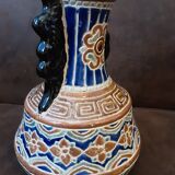 Antique ceramic vase signed M
