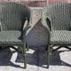 Salon de jardin complet en rotin. (Sofa, fauteuils x 2, table basse)