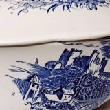 Gien x Wedgwood “Countryside” blue and white tureen – rare model
