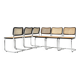 Ensemble de 6 chaises de salle à manger style B32 par Marcel Breuer