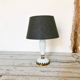 Pineapple opaline table lamp