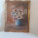 Huile sur carton vintage