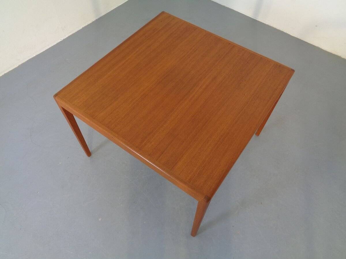 Danish Teak Coffee Table by Severin Hansen for Haslev Møbelsnedkeri, 1960s