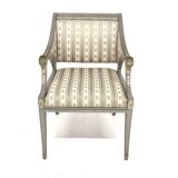 Set of 4 "Gustavian style" armchairs Lysberg & Hansen A/S, Bredgade, København, Denmark, 1920