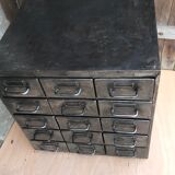 Furniture industrial metal business Flambo, 15 drawers
