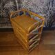 Vintage 3-drawer rattan chest of drawers