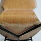 2 wooden chairs - metal circa 1950 Genevieve Dangles