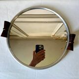Plateau miroir rond