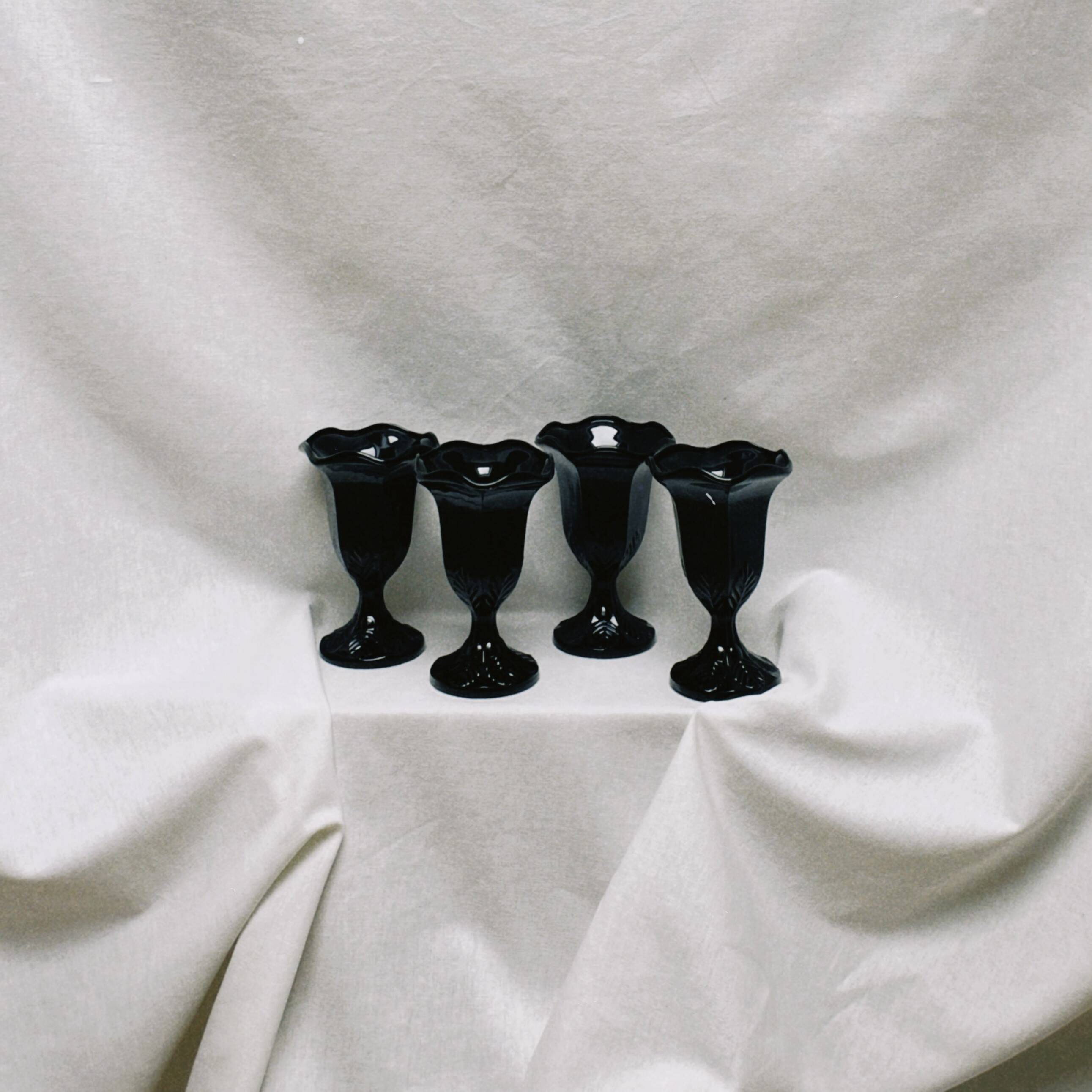 Four vintage Fidenza glasses