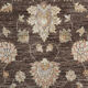 Tapis Ziegler en laine marron fait main - 167x251cm