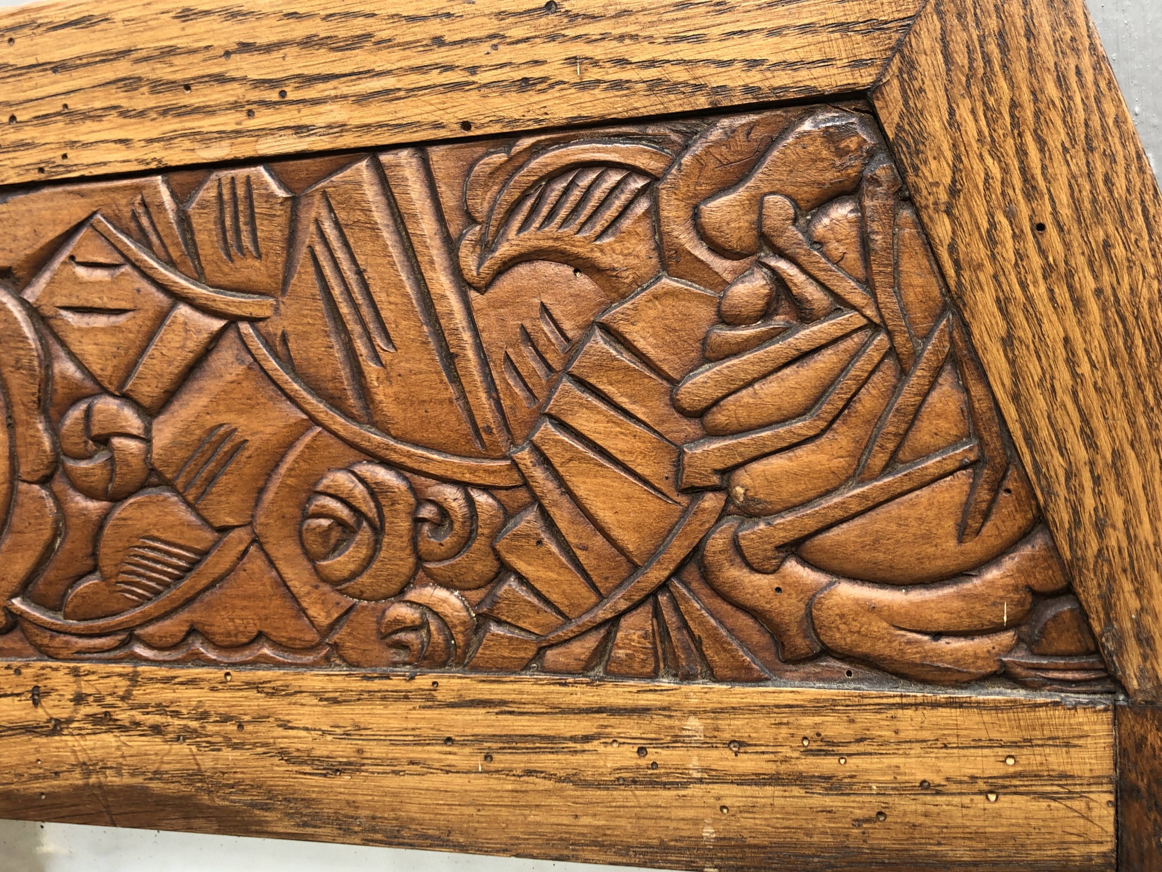 Mirror wood carved 51x97cm