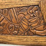 Mirror wood carved 51x97cm