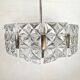 Lustre en cristal Hillebrand vintage, années 1960