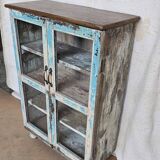 Old Burmese teak display case