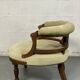 Fauteuil empire velours vert ancien