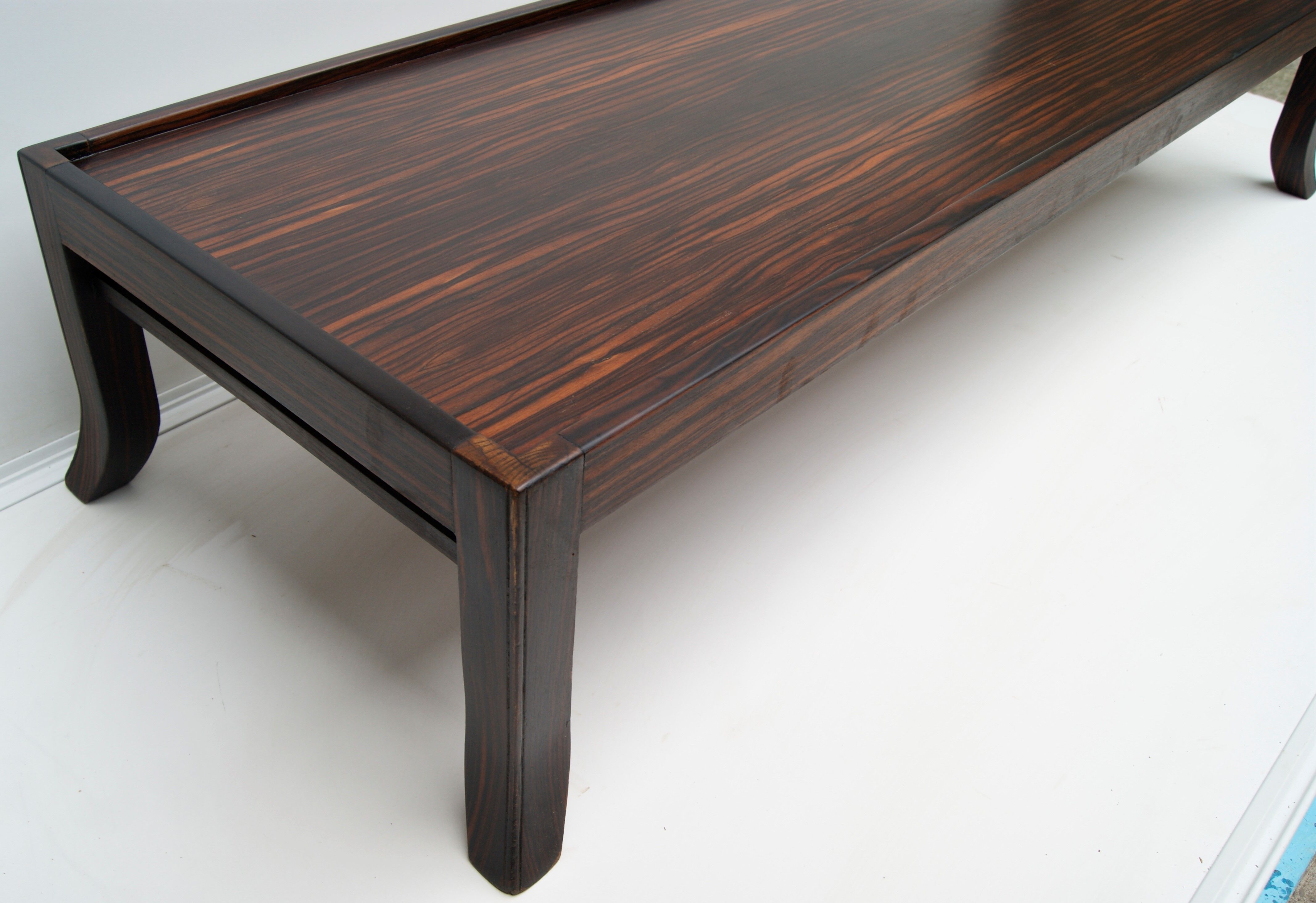 Macassar ebony coffee table 1970