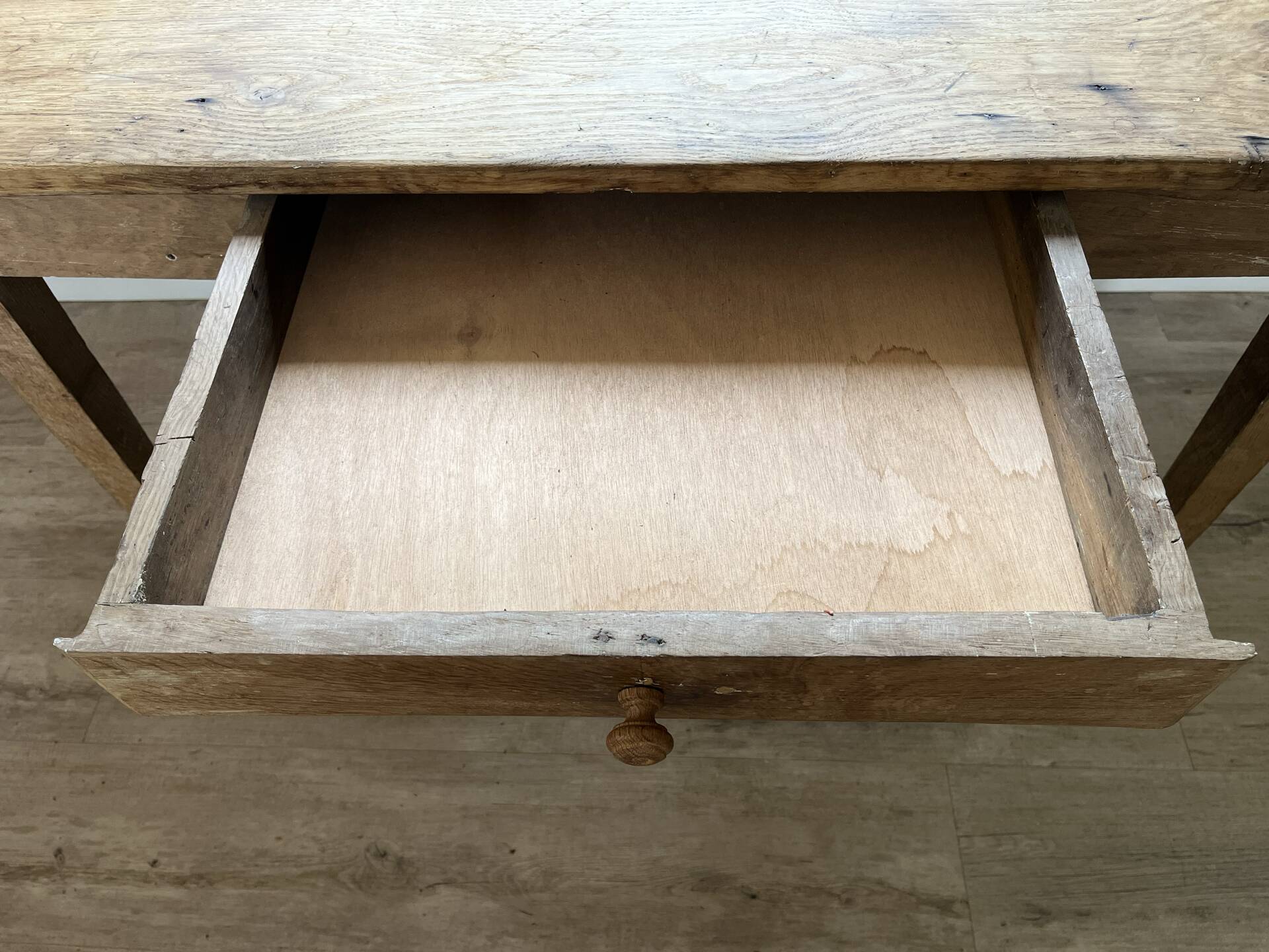 Oak farmhouse table