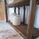 Vintage rattan shelf