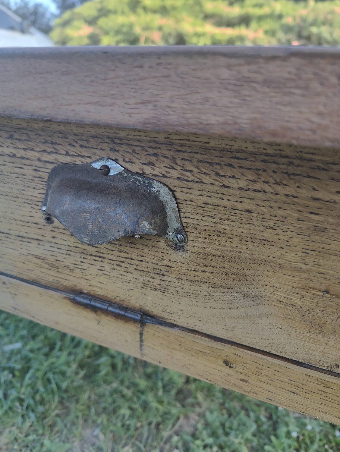Old oak farmhouse table