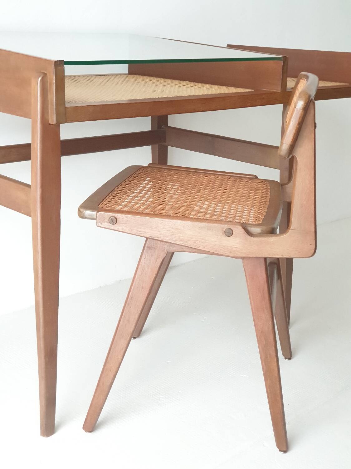 Michel Ducaroy desk and chair for SNA Roset 1950-1960