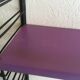 Metal wall book shelving