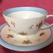 Tasse et sous-tasse pour petit déjeuner années 1960