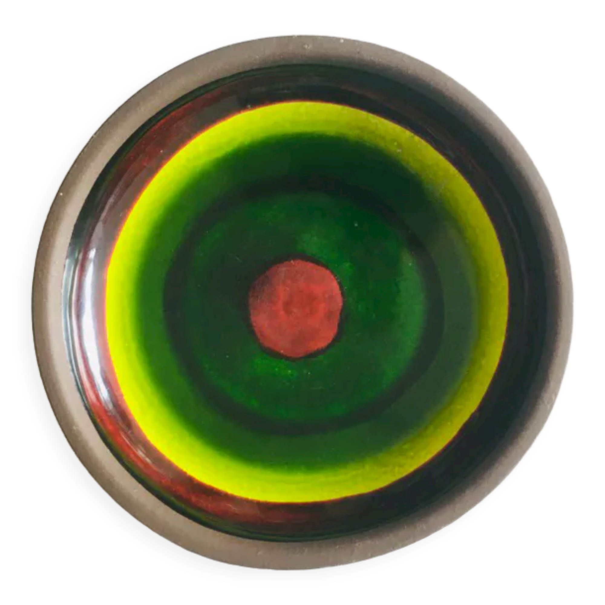 Decorative wall ceramic plate, 1970s, Finland